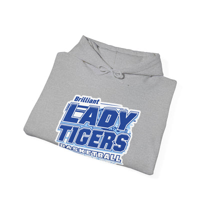 Adult Hoodie Sweatshirt \ Brilliant Tigers Basketball \ BTBKG2