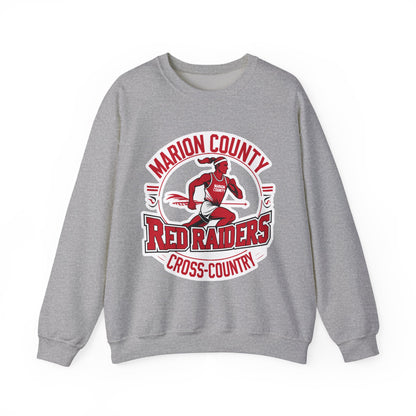 Adult Crewneck Sweatshirt \ Marion County Red Raiders Cross-Country \ MCCC2