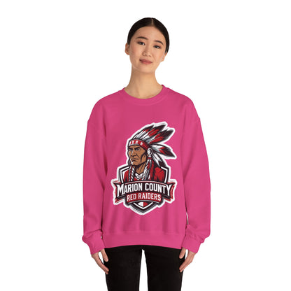 Adult Crewneck Sweatshirt \ Marion County Red Raiders \ MC2