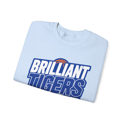 Adult Crewneck Sweatshirt \ Brilliant Tigers Basketball \ BTBK1