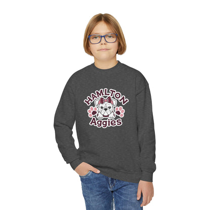 Youth Crewneck Sweatshirt \ Hamilton Aggies \ HAG3
