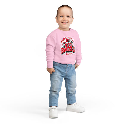 Toddler Crewneck Sweatshirt \ Marion County Red Raiders Band \ MCB2