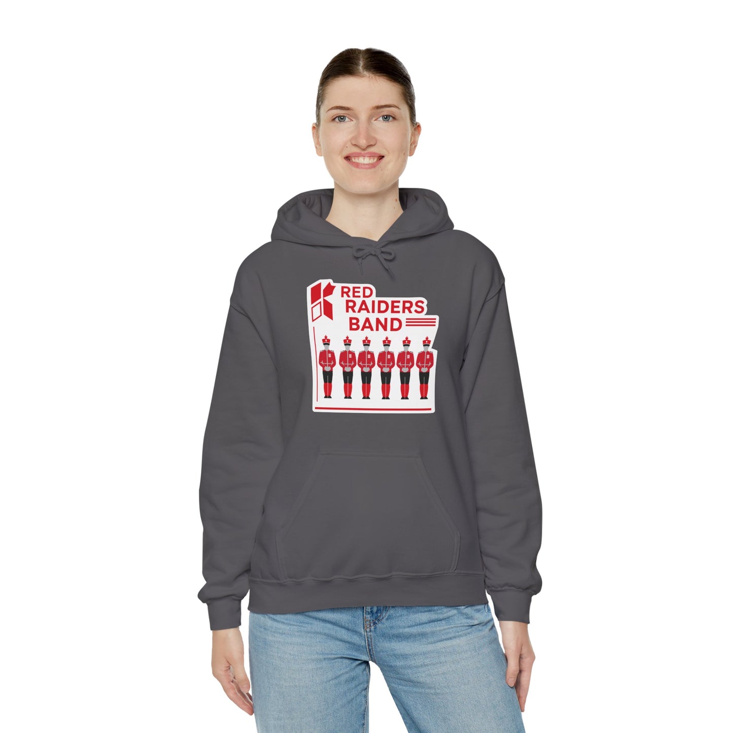 Adult Hoodie Sweatshirt \ Marion County Red Raiders Band \ MCB1