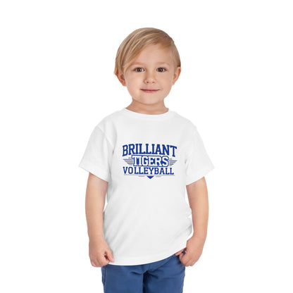 Toddler Tee \ Brilliant Tigers Volleyball \ BTV2