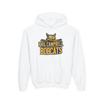 Youth Hoodie Sweatshirt \ Phil Campbell Bobcats \ PCB2