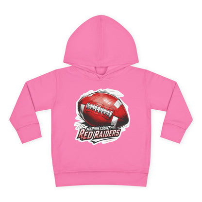 Toddler  Hoodie Sweatshirt \ Marion County Red Raiders Football \ MCF1