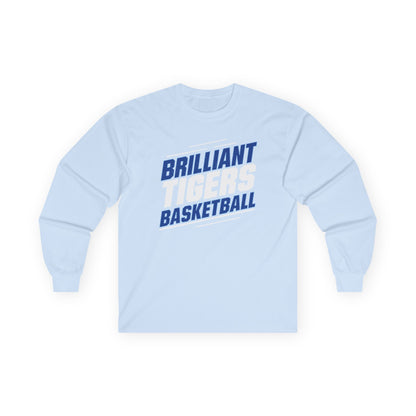 Adult Long Sleeve Tee \ Brilliant Tigers Basketball \ BTBK2