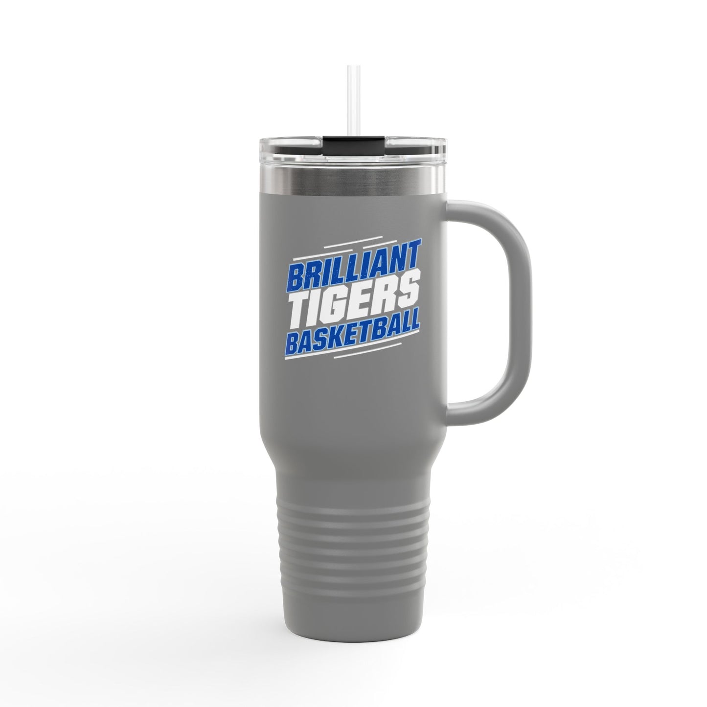 40oz Insulated Tumbler \ Brilliant Tigers Basketball \ BTBK2