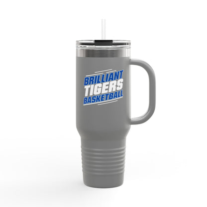 40oz Insulated Tumbler \ Brilliant Tigers Basketball \ BTBK2