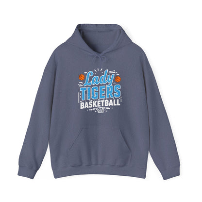 Adult Hoodie Sweatshirt \ Brilliant Tigers Basketball \ BTBKG1