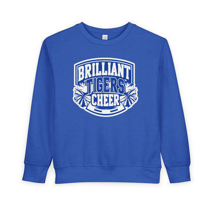 Toddler Crewneck Sweatshirt \ Brilliant Tigers Cheer \ BTC1