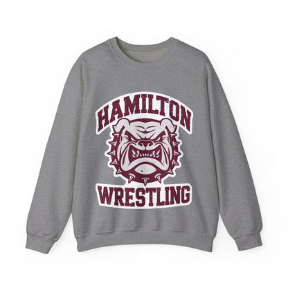 Adult Crewneck Sweatshirt \ Hamilton Aggies Wrestling \ HAW2