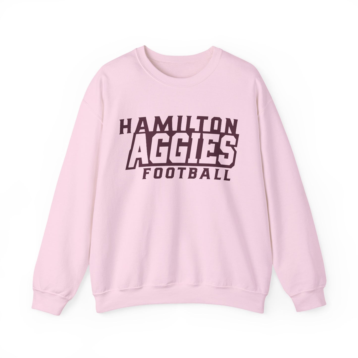 Adult Crewneck Sweatshirt \ Hamilton Aggies Football \ HAF1