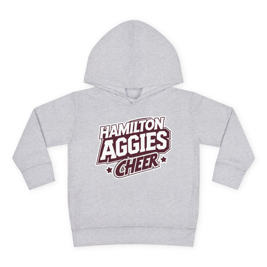 Toddler Hoodie Sweatshirt \ Hamilton Aggies Cheer \ HAC1