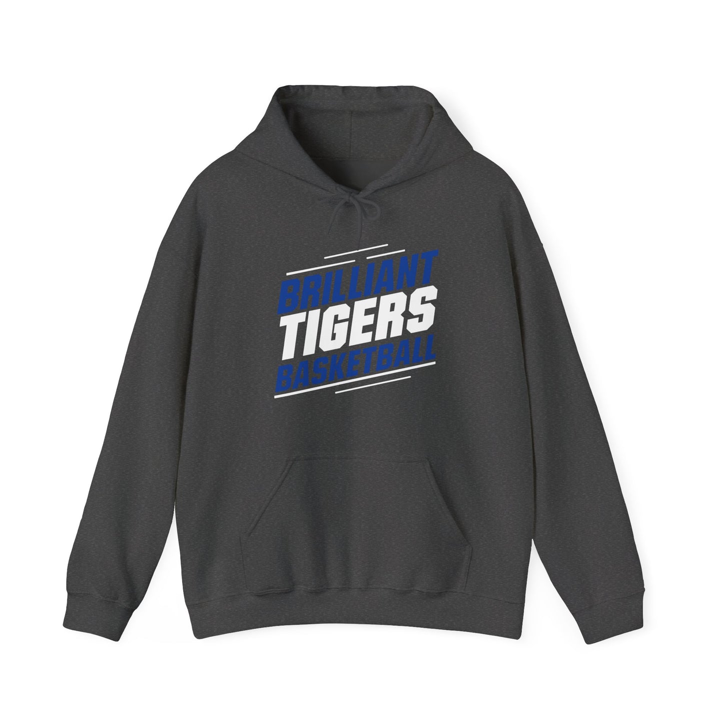 Adult Hoodie Sweatshirt \ Brilliant Tigers Basketball \ BTBK2