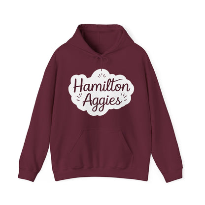 Adult Hoodie Sweatshirt \ Hamilton Aggies \ HAG1