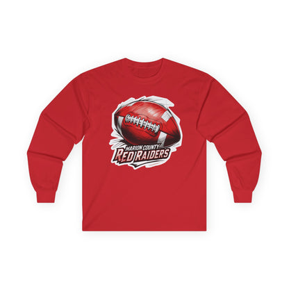 Adult Long Sleeve Tee \ Marion County Red Raiders Football \ MCF1