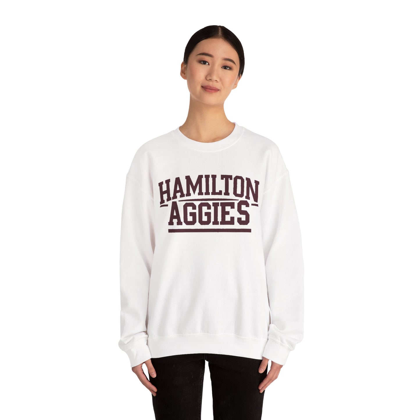 Adult Crewneck Sweatshirt \ Hamilton Aggies \ HA2
