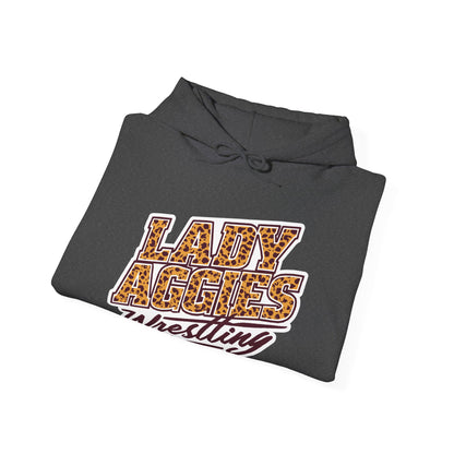 Adult Hoodie Sweatshirt \ Hamilton Aggies Wrestling \ HAWG3