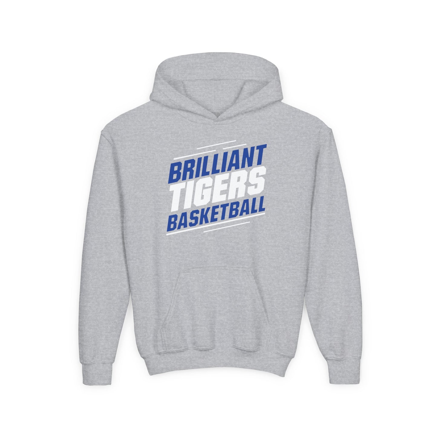 Youth Hoodie Sweatshirt \ Brilliant Tigers Basketball \ BTBK2