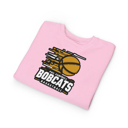 Toddler Crewneck Sweatshirt \ Phil Campbell Bobcats Basketball \ PCBBK2