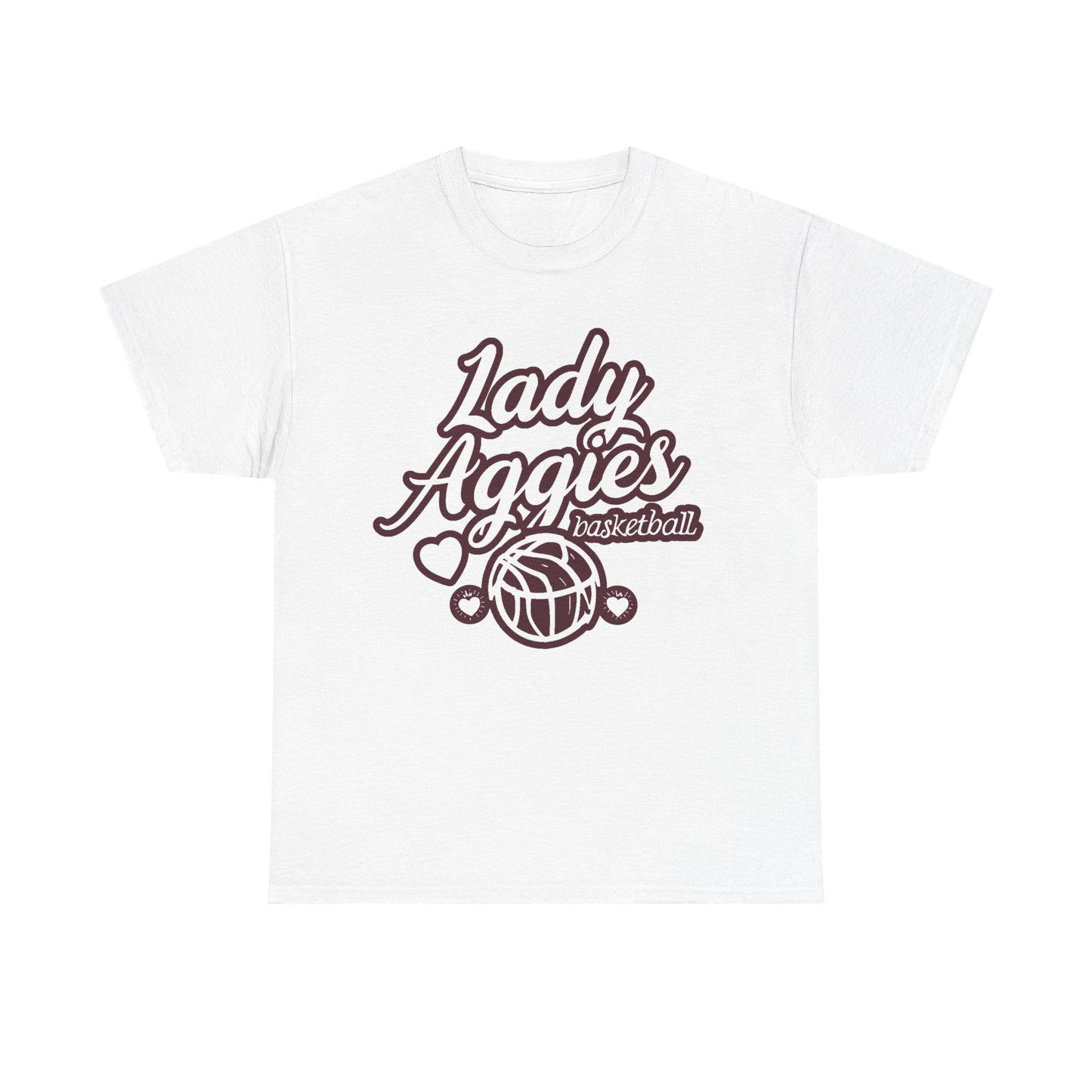 Adult Tee \ Hamilton Aggies Basketball \ HABKG2