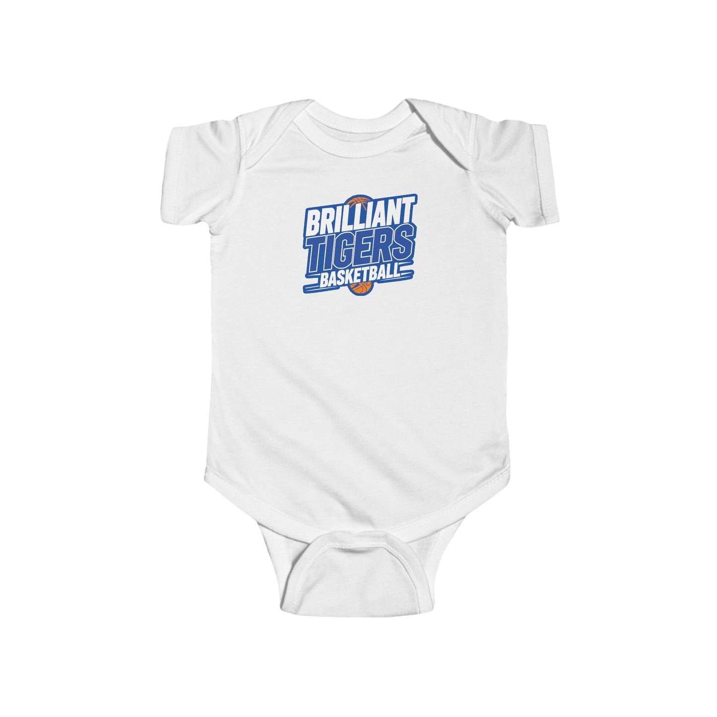 Short Sleeve Baby Bodysuit \ Brilliant Tigers Basketball \ BTBK1
