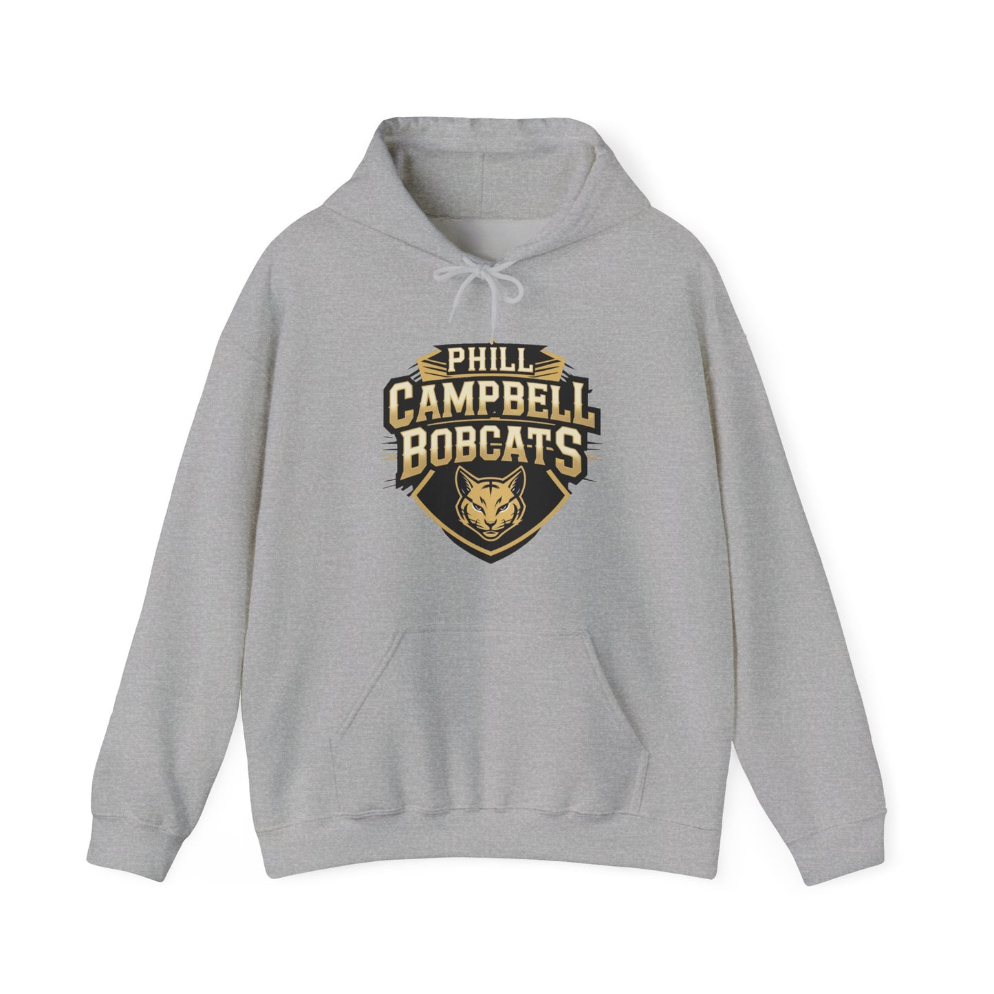 Adult Hoodie Sweatshirt \ Phill Campbell Bobcats \ PCB1