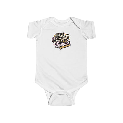 Short Sleeve Baby Bodysuit \ Phill Campbell Bobcats \ PCBG1