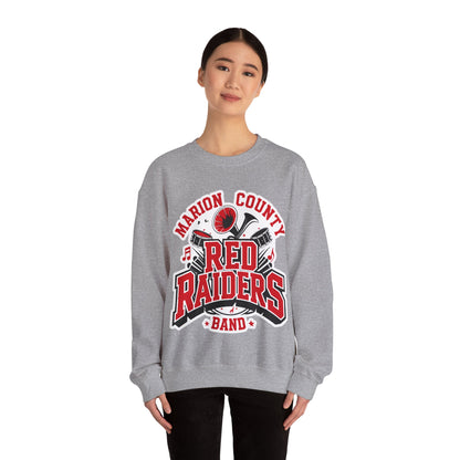 Adult Crewneck Sweatshirt \ Marion County Red Raiders Band \ MCB2