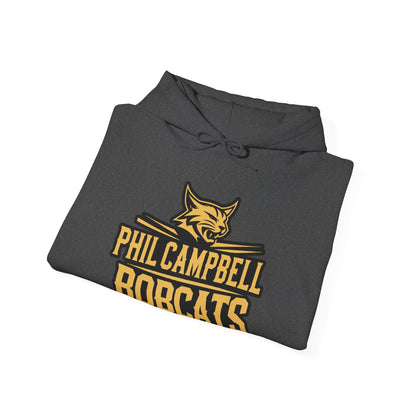 Adult Hoodie Sweatshirt \ Phil Campbell Bobcats \ PCB2