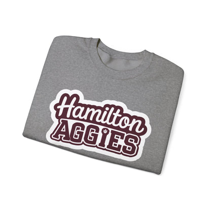 Adult Crewneck Sweatshirt \ Hamilton Aggies \ HAG2