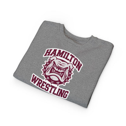 Toddler Crewneck Sweatshirt \ Hamilton Aggies Wrestling \ HAW2