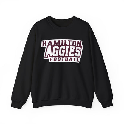 Adult Crewneck Sweatshirt \ Hamilton Aggies Football \ HAF1