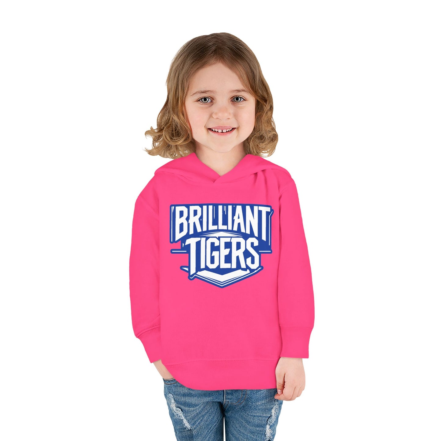 Toddler Hoodie Sweatshirt \ Brilliant Tigers \ BT2