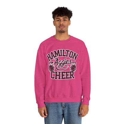 Adult Crewneck Sweatshirt \ Hamilton Aggies Cheer \ HAC2