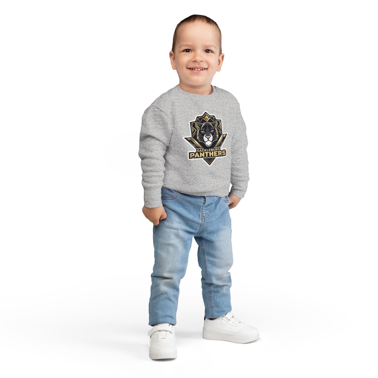 Toddler Crewneck Sweatshirt \ Hackleburg Panthers \ HP1