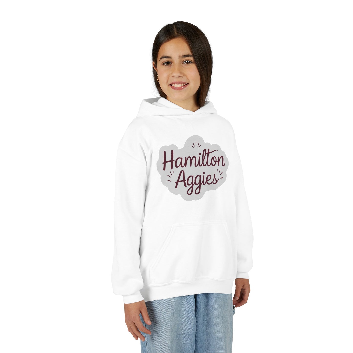 Youth Hoodie Sweatshirt \ Hamilton Aggies \ HAG1