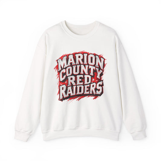 Adult Crewneck Sweatshirt \ Marion County Red Raiders \ MC1