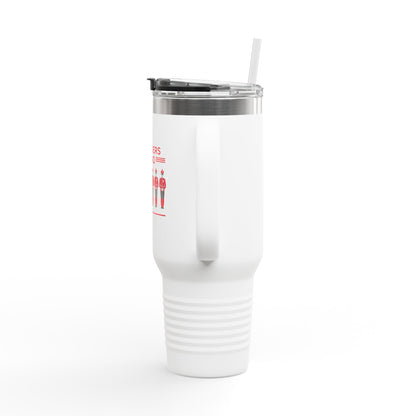 40oz Insulated Tumbler \ Marion County Red Raiders Band \ MCB1