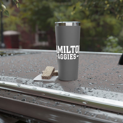 22oz Copper Insulated Tumbler \ Hamilton Aggies \ HA3