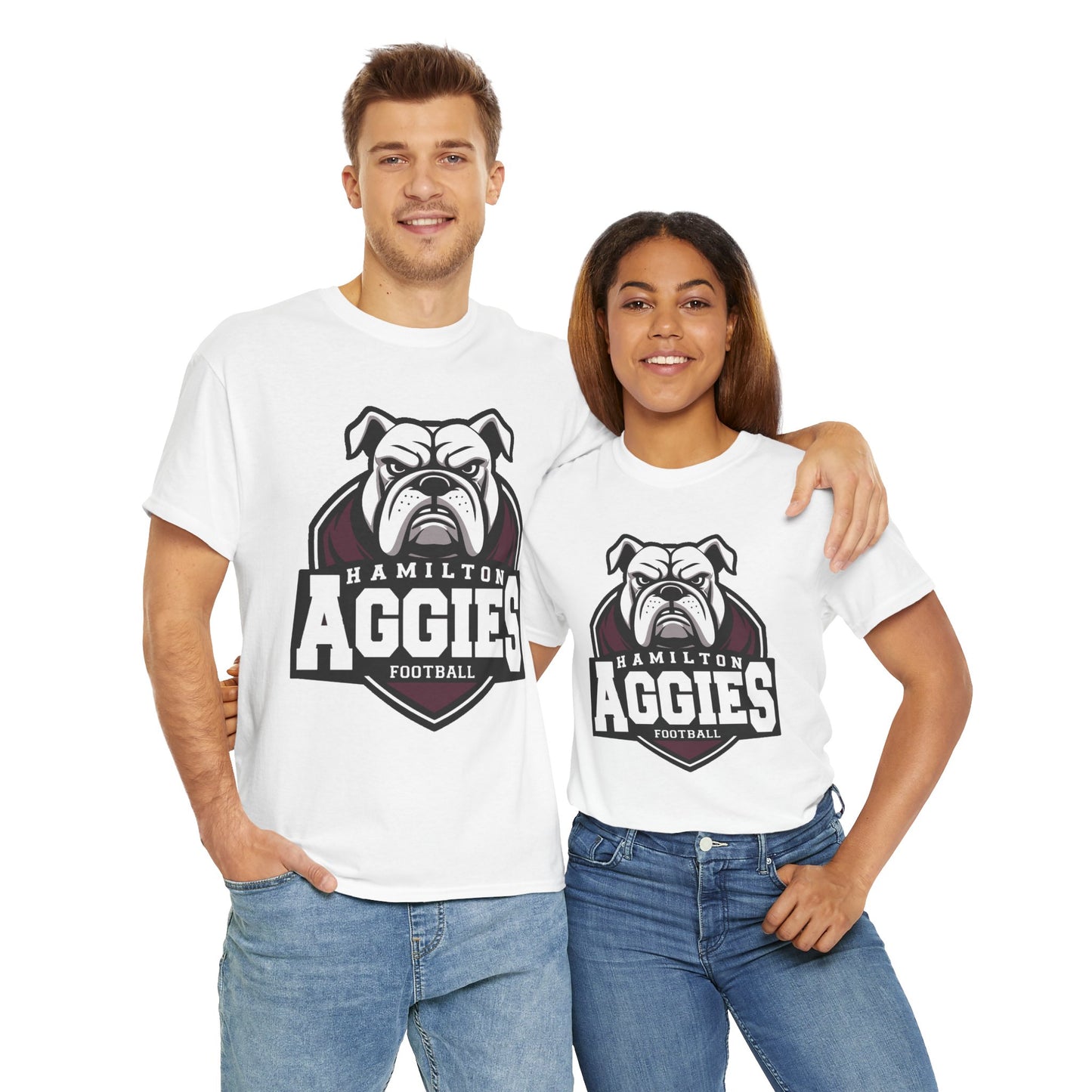 Adult Tee \ Hamilton Aggies Football \ HAF2