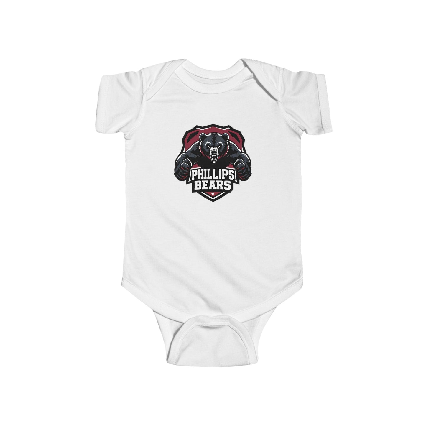 Short Sleeve Baby Bodysuit \ Phillips Bears \ PB2