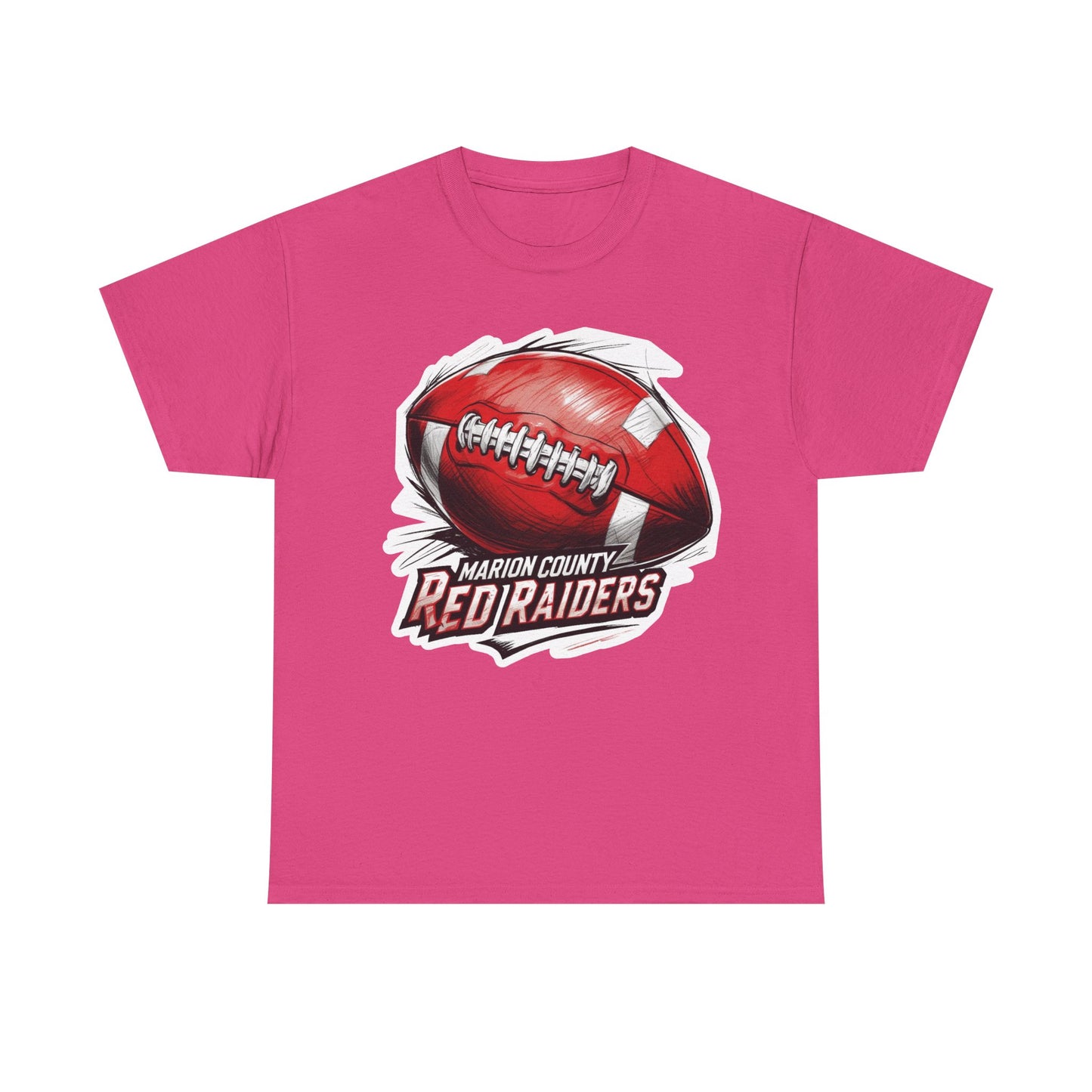 Adult Tee \ Marion County Red Raiders Football \ MCF1