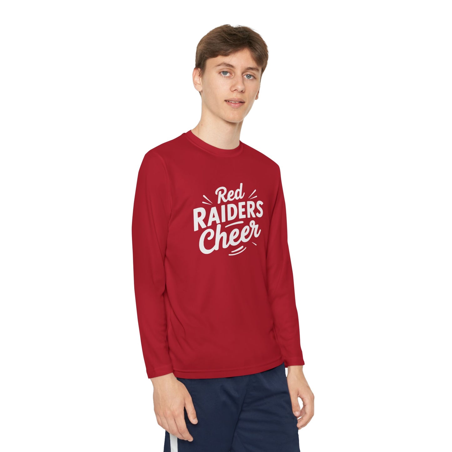 Youth Long Sleeve Tee \ Marion County Red Raiders Cheer \ MCC1