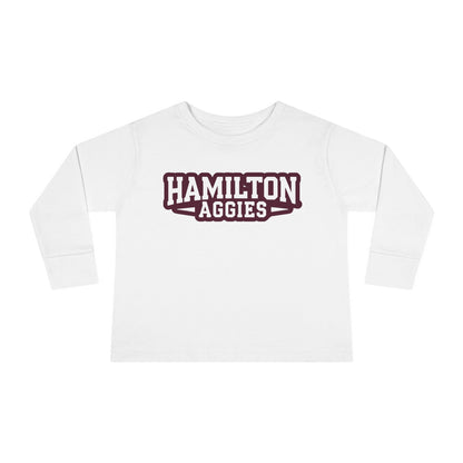 Toddler Long Sleeve Tee \ Hamilton Aggies \ HA3