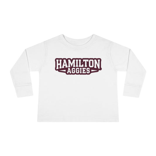 Toddler Long Sleeve Tee \ Hamilton Aggies \ HA3