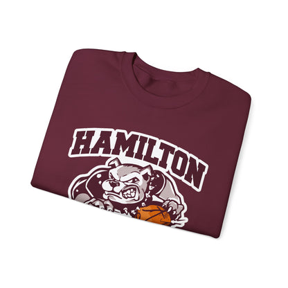 Adult Crewneck Sweatshirt \ Hamilton Aggies Basketball \ HABK1