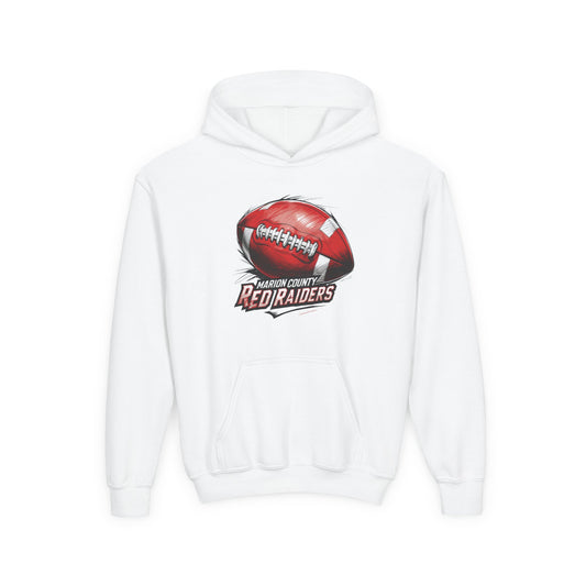 Youth Hoodie Sweatshirt \ Marion County Red Raiders Football \ MCF1