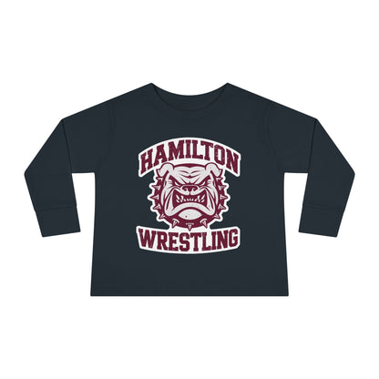 Toddler Long Sleeve Tee \ Hamilton Aggies Wrestling \ HAW2